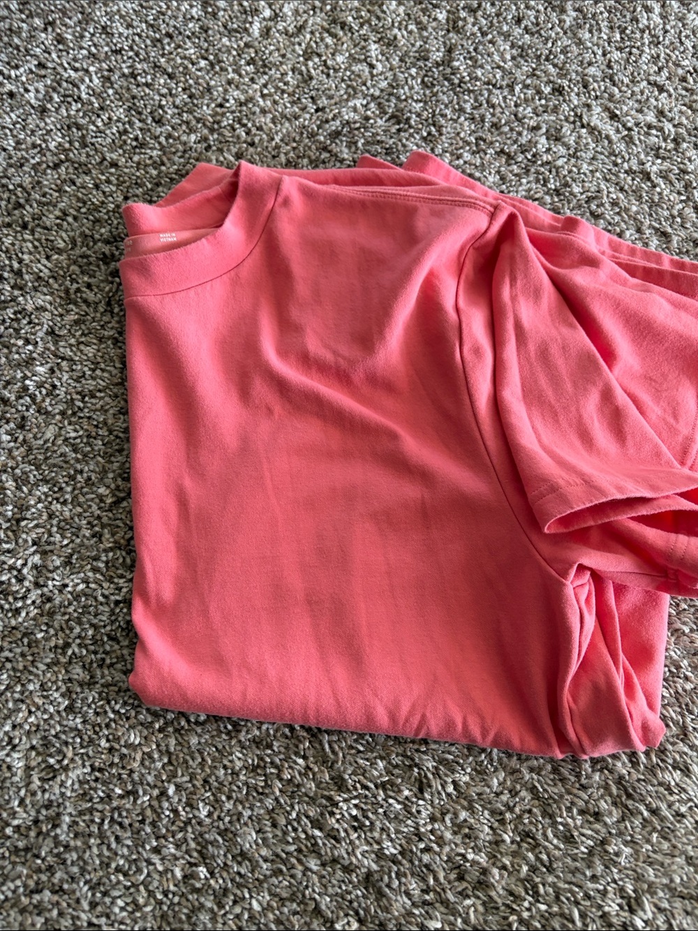 Hollister Men’s Short-Sleeve Crewneck Tee - Coral